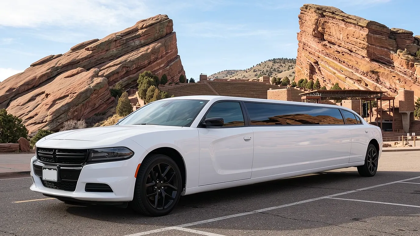 The Denver Dodge Charger 12 passenger stretch limo