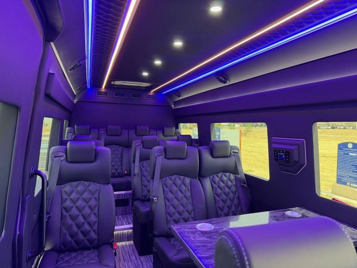Executive Sprinter seating – Denver limo service