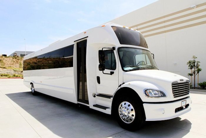 White limo bus – Denver limo service
