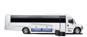 The Denver 57 passenger motor coach charter bus