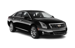 The Denver black Cadillac XTS executive sedan